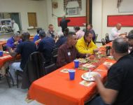 Thanksgiving celebration with board members