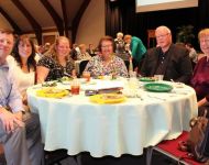 Donors enjoying the Gala (fundraising Dinner)